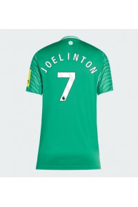 Newcastle United Joelinton #7 Fotballdrakt Borte Klær Dame 2025-26 Korte ermer